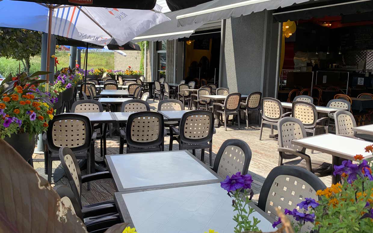 Terrasse du Pizzédélic à Boucherville