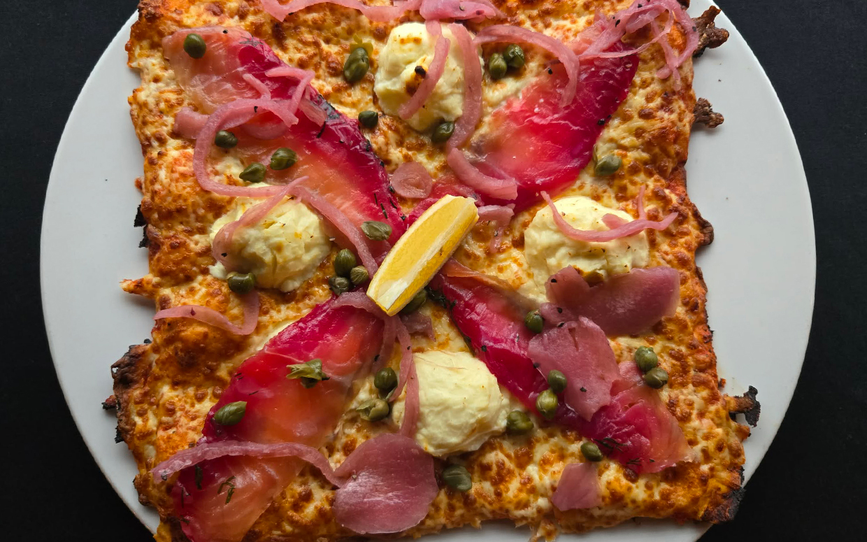 Pizza Saumon Gravlax